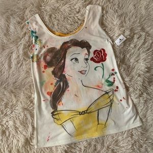 NWT Disney boutique Belle tank top size M